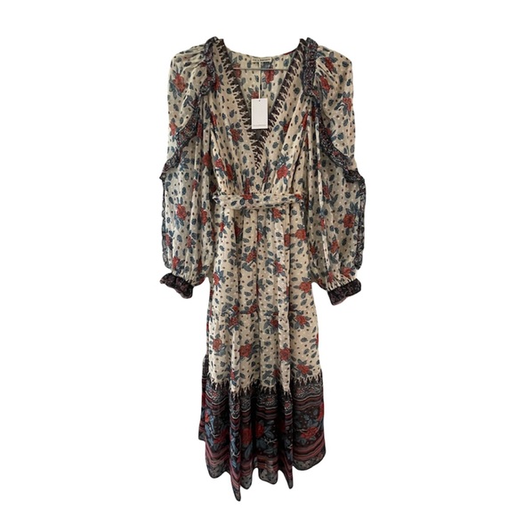 Ulla Johnson Silk Romilly Dress Pristine NWT Size 6 $795 - Picture 5 of 9